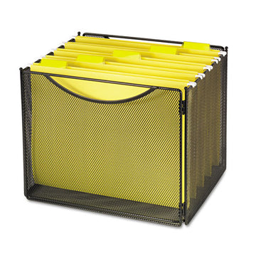Safco® Onyx Desktop Box File, Letter Files, 12.5" X 11" X 10", Black freeshipping - TVN Wholesale